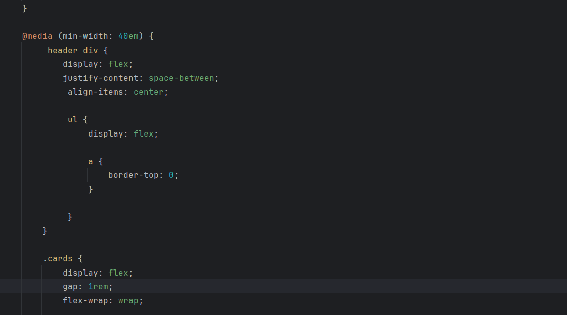 Foto van CSS code